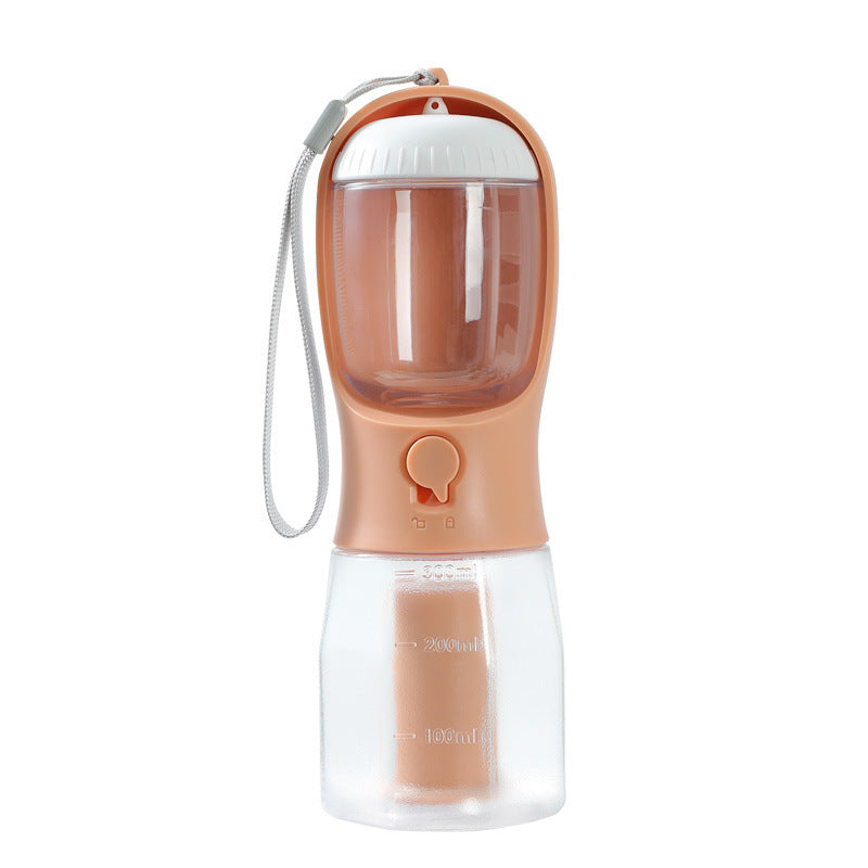 Portable 3-in-1 Dog Water Cup, Food, and Waste Bag Dispenser