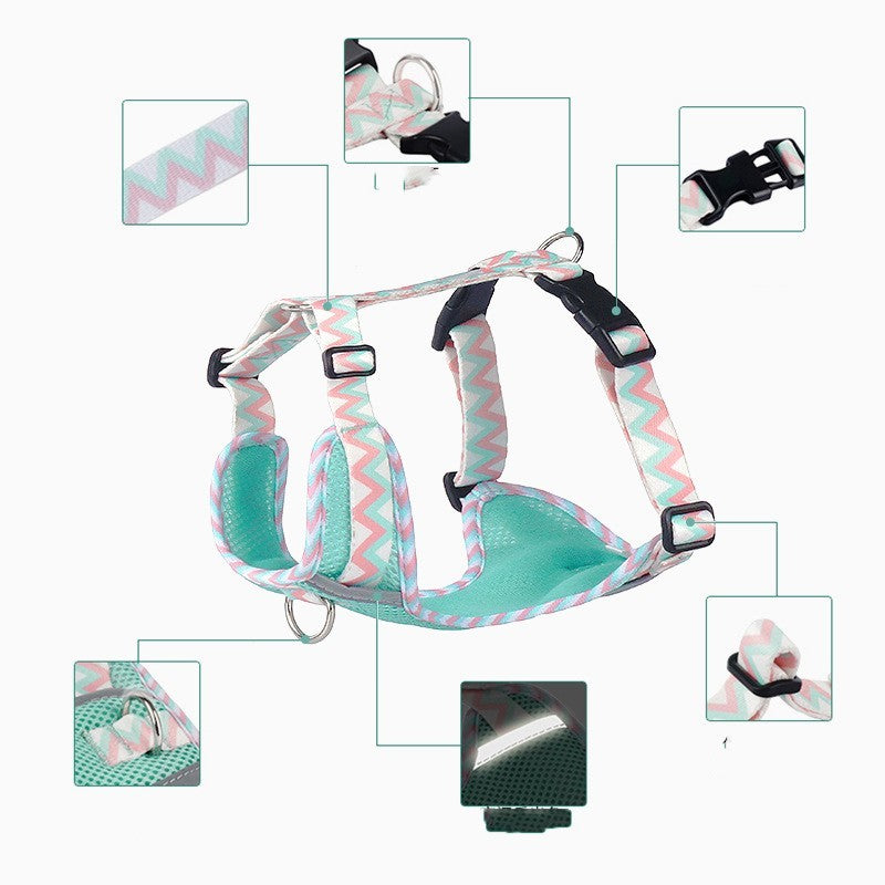 Dog Harness with Hand Holding Rope