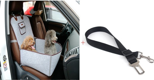 Multi-Functional Pet Car Seat Cushion for Front Seats