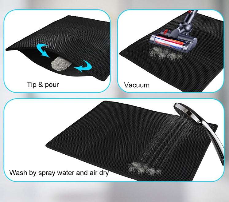 Honeycomb Cat Litter Pad - Waterproof & Urine-Proof
