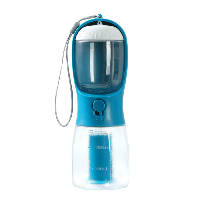 Portable 3-in-1 Dog Water Cup, Food, and Waste Bag Dispenser