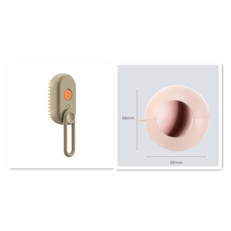 3-in-1 Electric Cat & Dog Steam Brush - Hair Removal