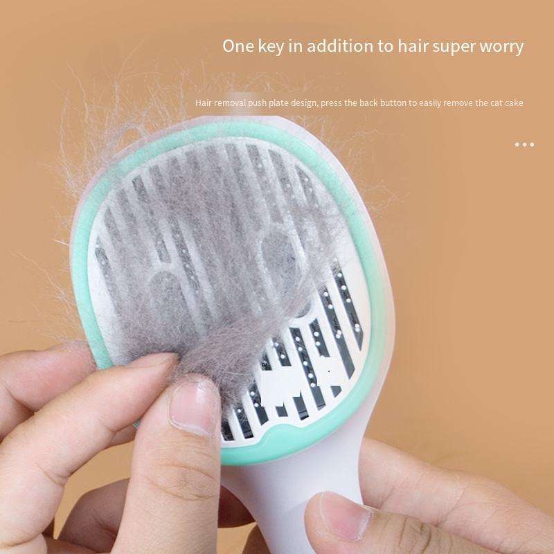 UVC Sterilization Cat & Dog Grooming Comb - Self-Cleaning Slicker Brush