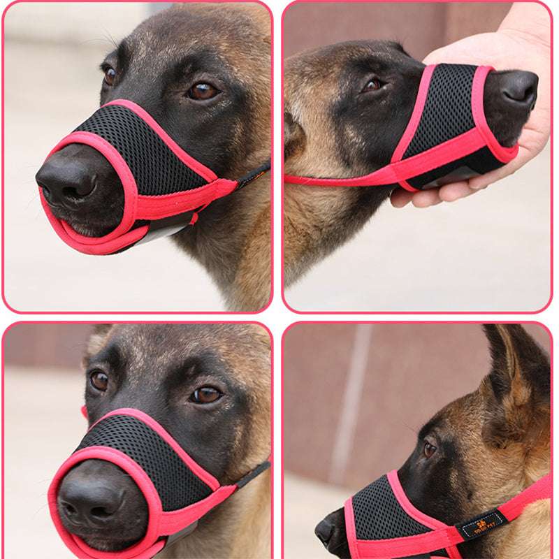 Adjustable No-Bite Mask for Pets