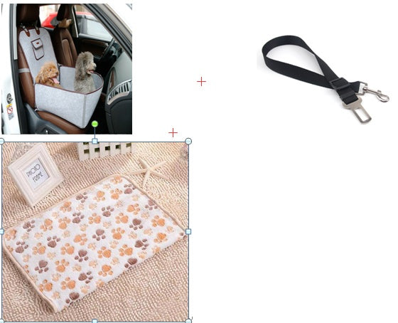 Multi-Functional Pet Car Seat Cushion for Front Seats