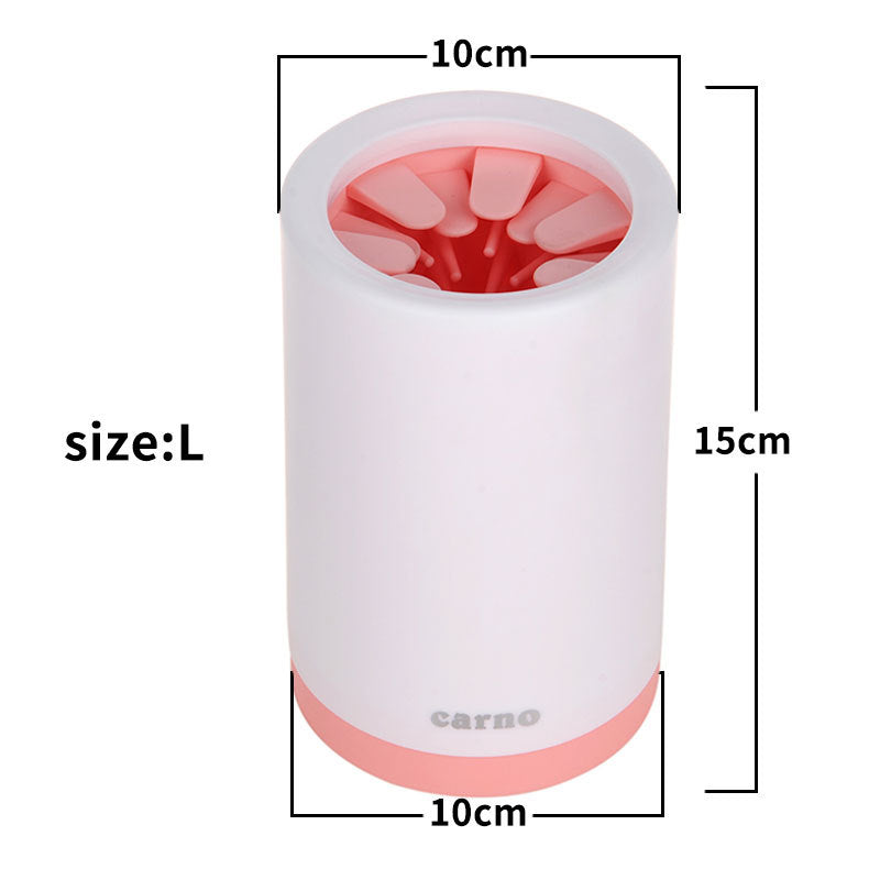 Silicone Paw Cleaner Cup - Portable Pet Grooming Tool