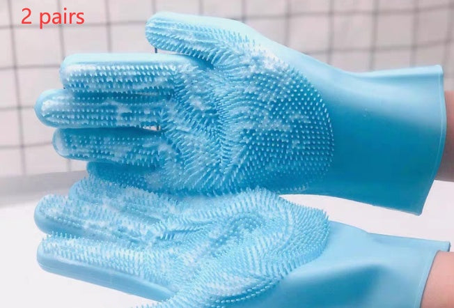 Silicone Dog Grooming Comb & Puppy Brush Glove