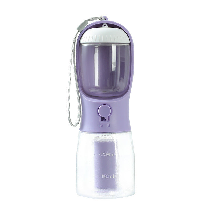Portable 3-in-1 Dog Water Cup, Food, and Waste Bag Dispenser