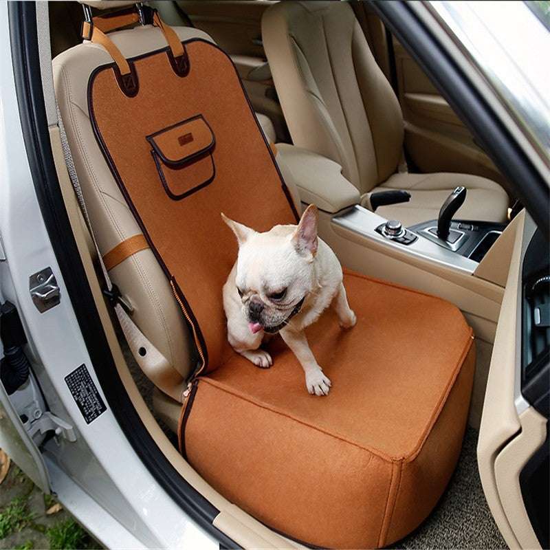 Multi-Functional Pet Car Seat Cushion for Front Seats