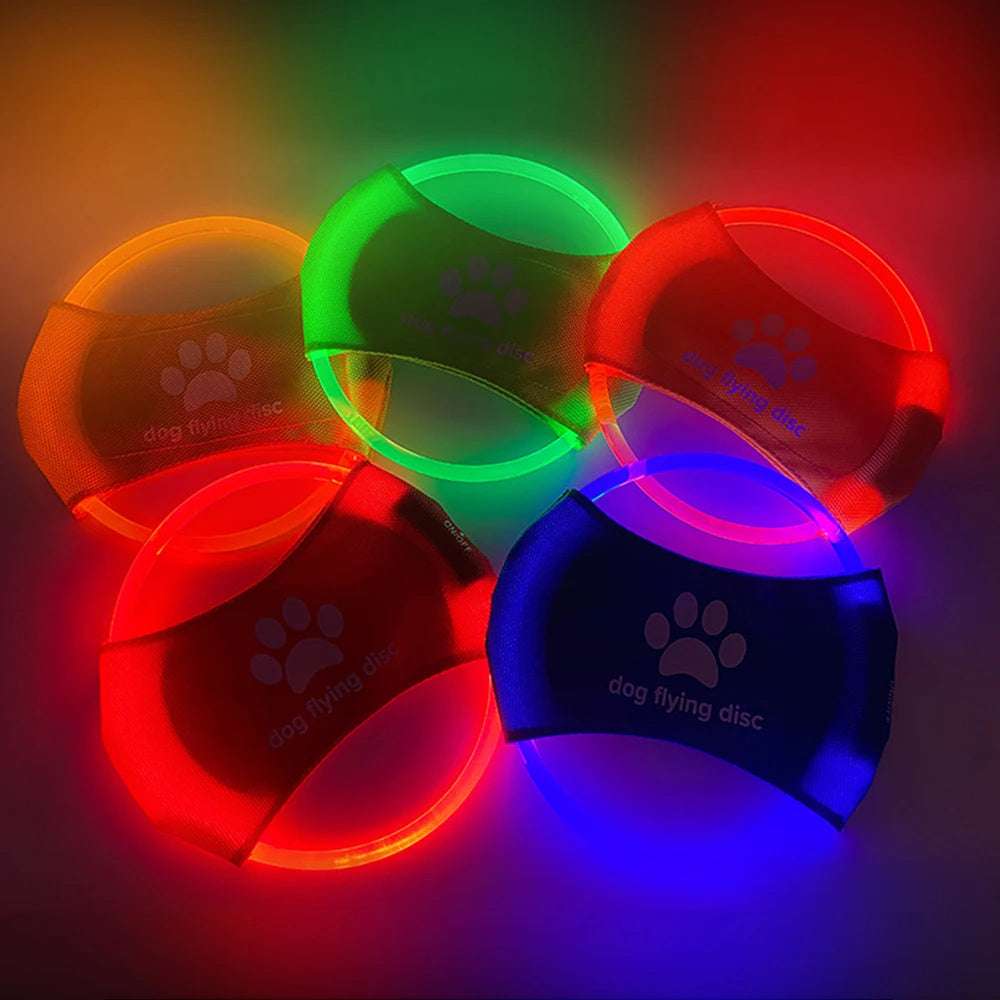 Luminous Dog Frisbee Toy - Perfect for Games