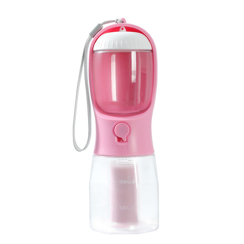 Portable 3-in-1 Dog Water Cup, Food, and Waste Bag Dispenser
