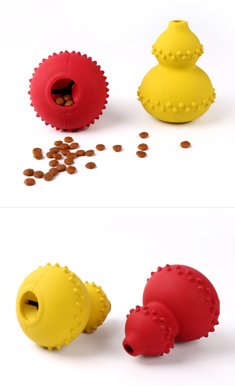 Natural Rubber Dog Chew Toy - Bite Resistant