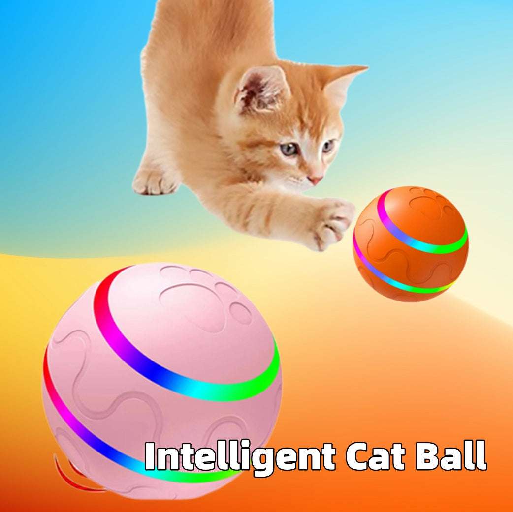 Interactive Cat Toy - Smart Rotating Ball