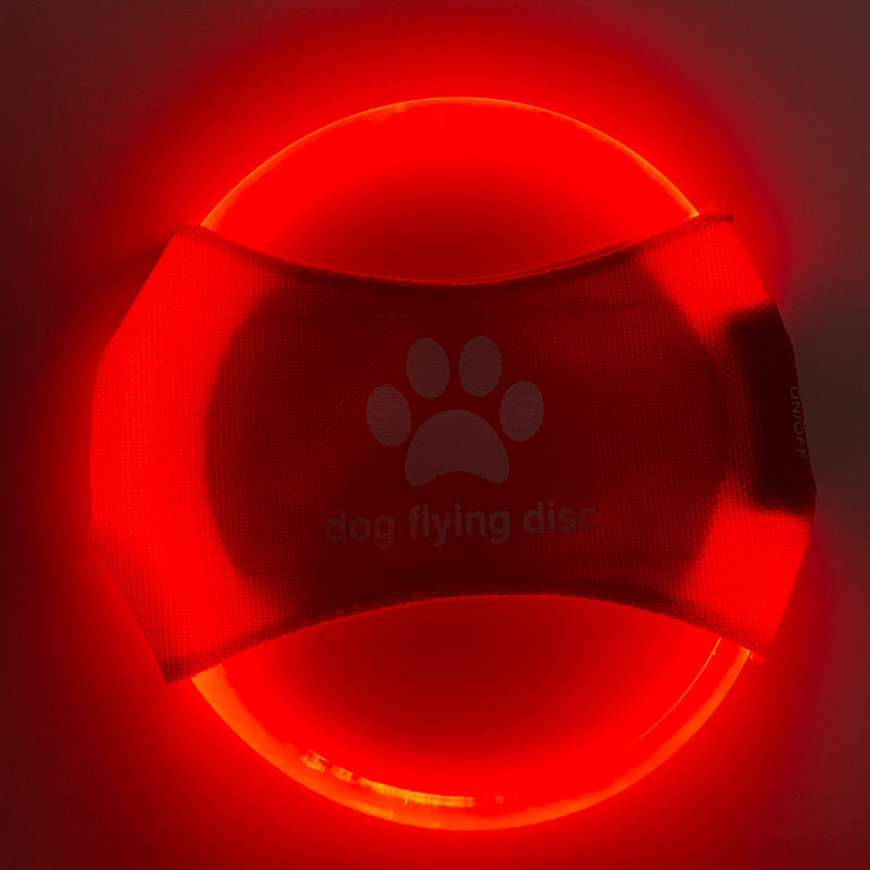 Luminous Dog Frisbee Toy - Perfect for Games