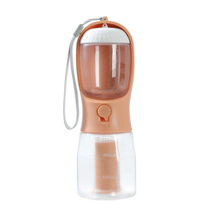Portable 3-in-1 Dog Water Cup, Food, and Waste Bag Dispenser