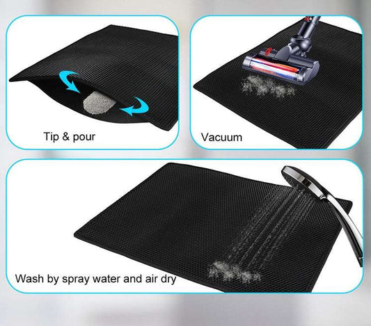 Honeycomb Cat Litter Pad - Waterproof & Urine-Proof