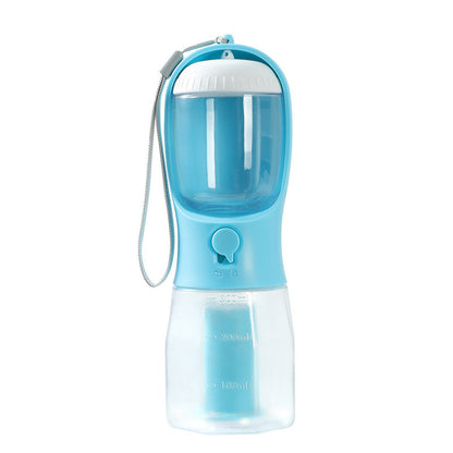 Portable 3-in-1 Dog Water Cup, Food, and Waste Bag Dispenser