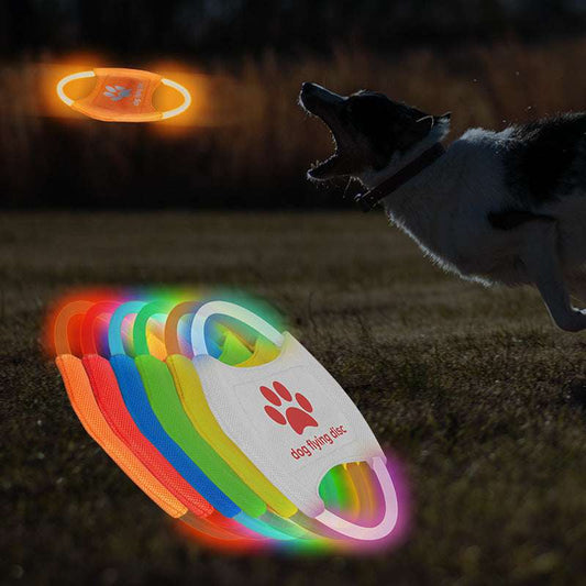 Luminous Dog Frisbee Toy - Perfect for Games
