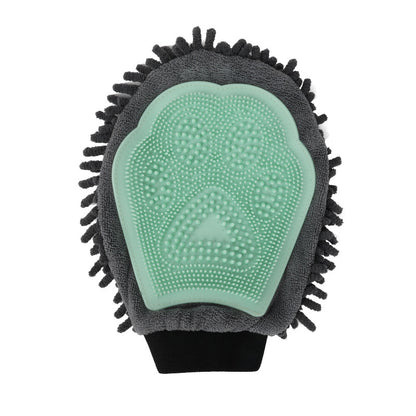 2-in-1 Pet Bathing Brush & Grooming Glove