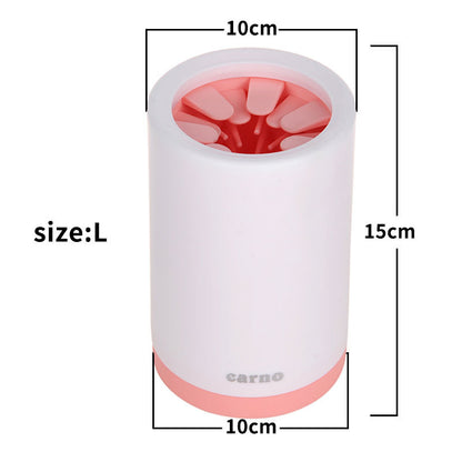 Silicone Paw Cleaner Cup - Portable Pet Grooming Tool