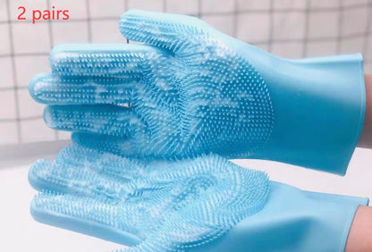 Silicone Dog Grooming Comb & Puppy Brush Glove