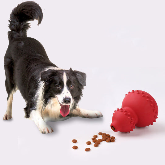 Natural Rubber Dog Chew Toy - Bite Resistant