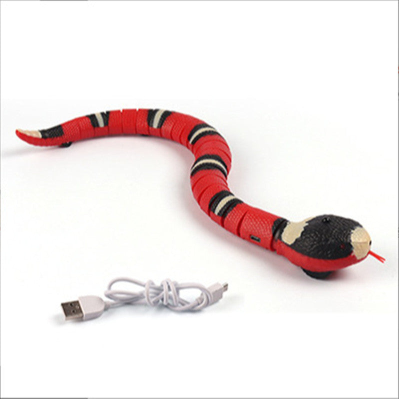 Interactive Electric Induction Snake Toy for Cats